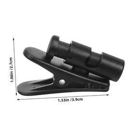 Operitacx 6PCS Rotating Headphone Clips for Earphone Wires Cable Clothing Mount for Neat Organization and Tangle Management Versatile Clips for Secure Attachment