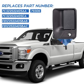 FAERSI - Tirador de puerta exterior delantero izquierdo para Ford F-250 F-350 F-450 F-550 Super Duty 1999-2016, 79306