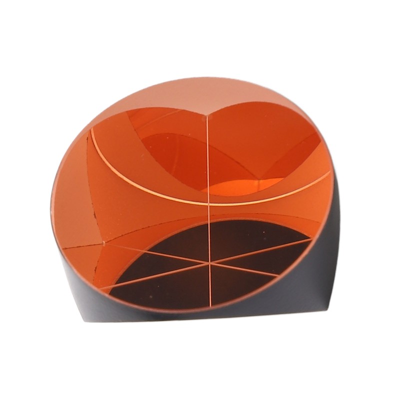Corner Prism Cube Copper Coated Plated Trihedral Retroreflector Optical Glass