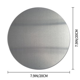 Vintage Round Metal Tin Sign Amarican Flag Wall Decor for Home Cafe Bar Pub 8 x 8 Inches