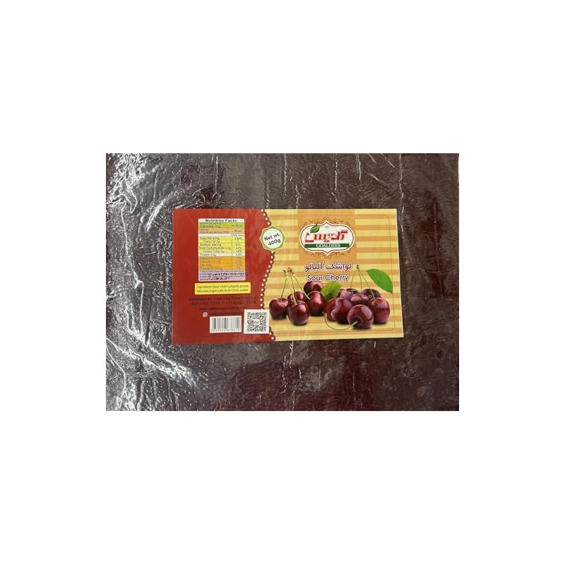 Lavashakl Sour Cherry Fruit Leather Large 400 grams (Lavashak) 1