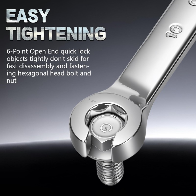 TIBOO DAY Flare Nut Wrench, 13mm x 14mm Double Open