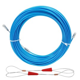 20M Cable Puller Fish Tape Wire Threader Fastener Steel Core Fish Tape Cable Running Push Pull Kits