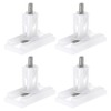 sourcing map 4Pcs Toilet Seat Cover Hinge, 50mm Blind Hole