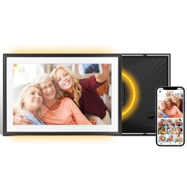 OuuOee 10.1 Inch WiFi Digital Photo Frame, 32GB Smart Touch Screen with 1280x800 IPS Display, Auto-Rotate for Portrait & Landscape, Instantly Share Photos from Anywhere via App