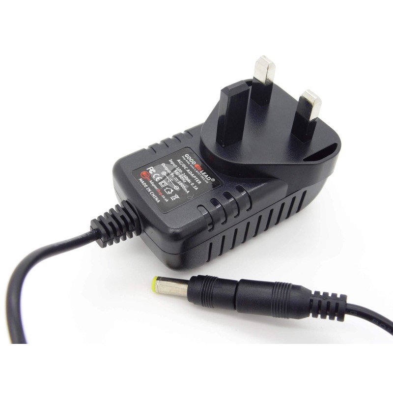 9 Volt Negative Polarity AC-DC Adaptor for Barber Launch Pad