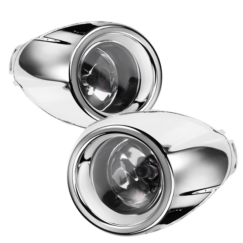Saihisday Clear Lens Driving Fog Lights Bumper Lamps Bulbs Harness