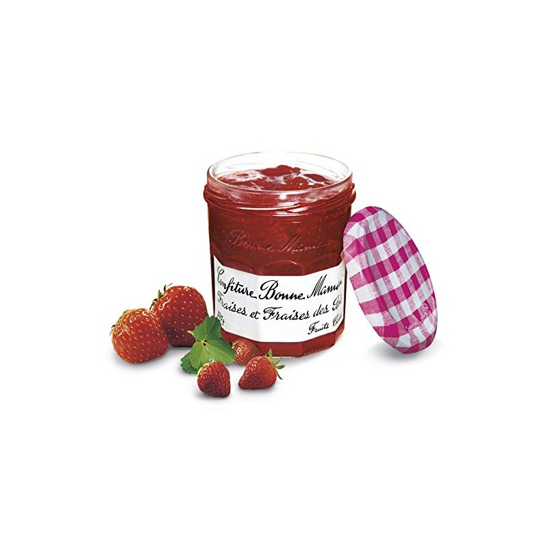 Bonne Maman Strawberry and Wild Strawberry Jam - Fraises des