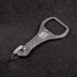 Forseti Steel Cap Lifter Damascus Steel Keychain Bottle Opener