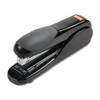 Max HD50DFBK Flat-Clinch Standard Stapler, 30-Sheet Capacity, Black