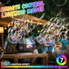 Bubble Machine, Rechargeable Dual-Nozzle Bubble Machine with Remote Control, 30000+