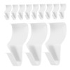 SHINEOFI 12pcs Vinyl Siding Hook for Hanging: Wall Panel Hanger