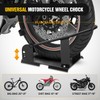 Nilight Motorcycle Wheel Chock 1800 lbs Capacity Wheel Cradle Holder