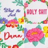 Louise Maelys 3 Sets Funny Embroidery Kits for Beginners,Cross Stitch