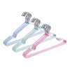 Importeek 20 Ganchos Ropa Alambre Acero Inoxidable Forrado Tintoreria