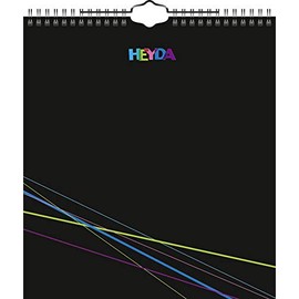 Heyda Kreativkalender schwarz: Immerwährender Kalender
