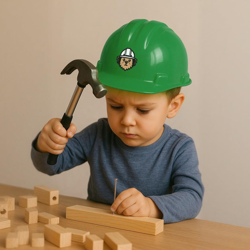 TAMS Children's Helmet Construction Helmet Protective Helmet with Screw Lock