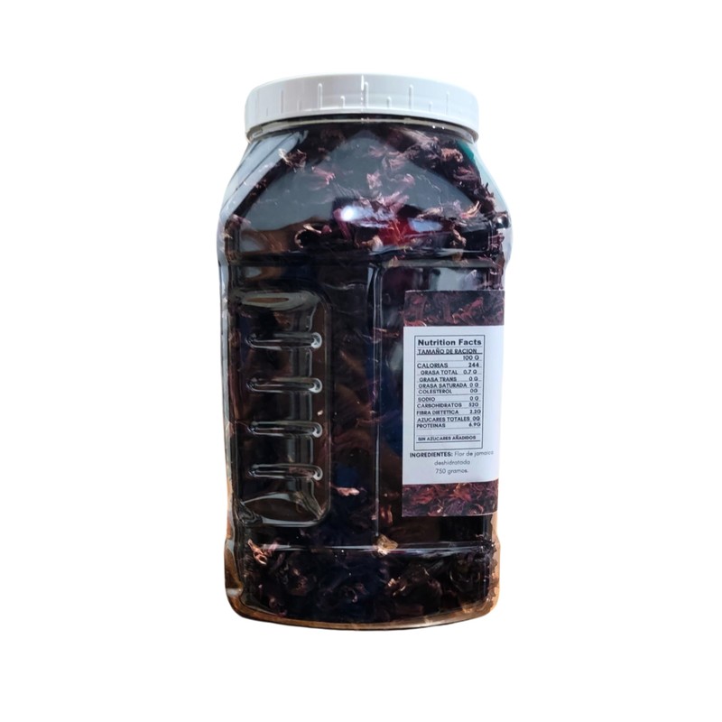 ARIAZU Jamaica Flor de Jamaica 750gr frasco hermetico reusable Jamaica