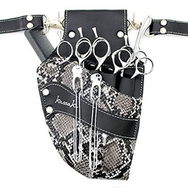Hairdressing Scissor Pouch by Kassaki Snake Look Tool Belt Bag Limited Edition (Grey Snake Look)