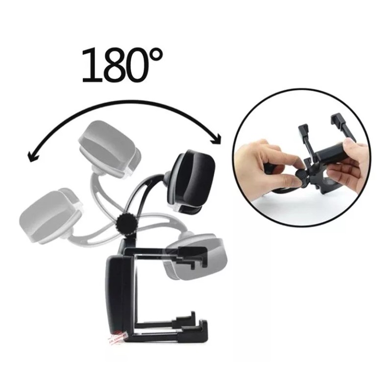 J.H. Company Soporte Base Celular Universal Para Espejo Retrovisor Auto