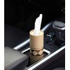 Car Tissue Holder with 3-ply Facial Tissues Bulk - 4