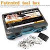 130Pcs Battery Ring Terminals Crimp Connector AWG8 4 6 2