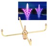 Water Fountain Nozzle,G1/2 Female Thread G3/4 Male Thread,4 Arm Rotate