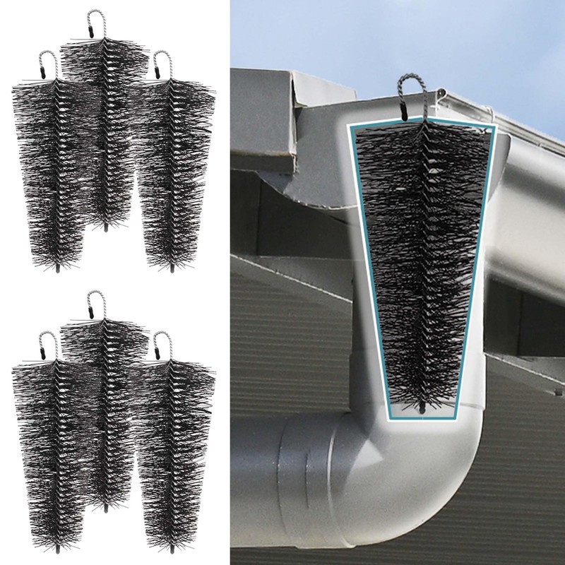 XPOtool Set 6x konische Fallrohrbürste Ø8–12 cm L: 25 cm