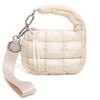 DOYOGI Mini Quilted Wristlet Bag for Women, Puffer Handbags,Evening Bags,Charm
