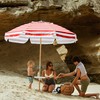 AMMSUN 7.5ft Heavy Duty HIGH Wind Beach Umbrella Commercial Grade