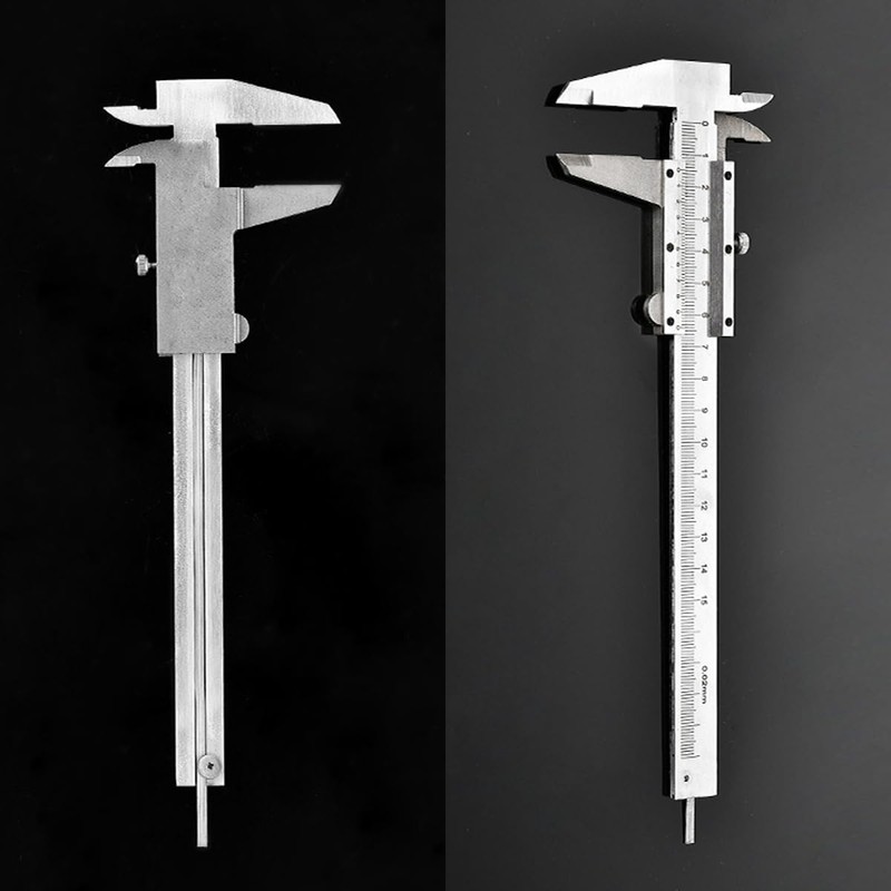 AIMALL 8 Inch Stainless Steel Vernier Caliper, 200mm Micrometer Measuring