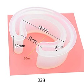 Molde de Silicona para Resina Pulseras y Brazaletes Joyería Artesanía Manualidades Bricolaje con Moldes de Resina Artística