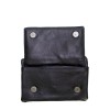 Dream Apparel Black Biker Studded Naked Cowhide Leather Belt Bag