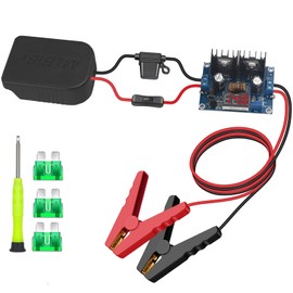 Jumper Cable Clamps Compatible with Makita 18V Battery, 2FT 14AWG Portable Battery Jumper Starter Automotive Booster Cables Power for Car, Riding, Jump Starting Using Tool (Black)