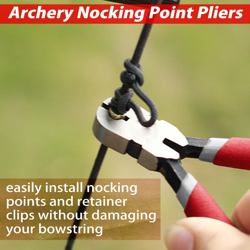 SPEEDWOX Archery Nocking Points Pliers T Shape Turning Bow Square
