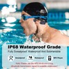 Wireless Bone Conduction Headphones Bluetooth 5.3,IP68 Waterproof Open Underwater Headphones