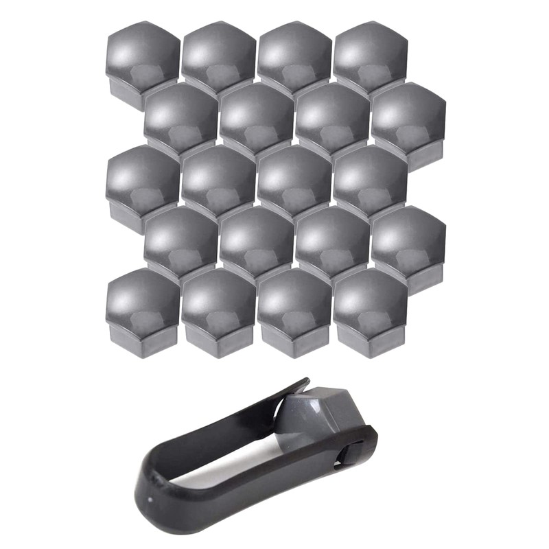 19 mm nut covers, 20 pieces wheel nut caps 19