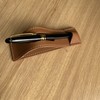 Handmade Leather fountain pen stand, Leather Pen Holder, Leather Desk