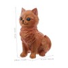 Totority Realistic Cat Kitten Toy Soft Vinyl Simulation Figure Mini