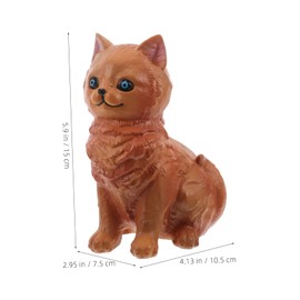 Totority Realistic Cat Kitten Toy Soft Vinyl Simulation Figure Mini Animal Statue