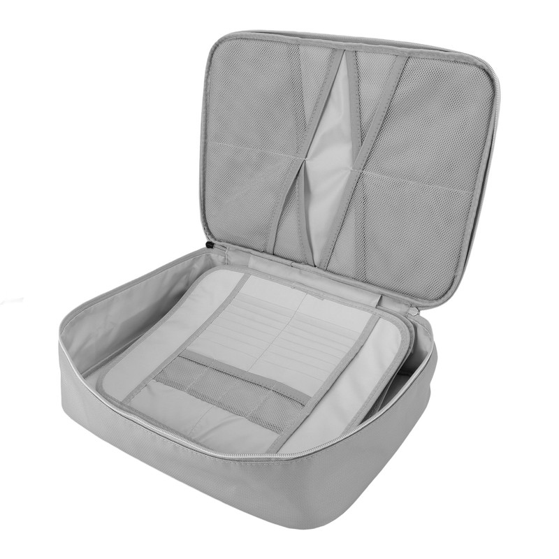 Fireproof Document Bag Portable Waterproof Office Important Document Storage Organizer