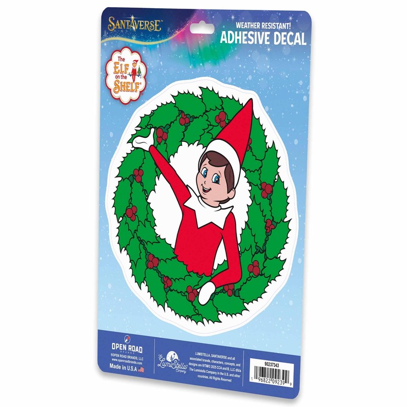 Elf on The Shelf Adhesive Vinyl Decal - Fun Elf