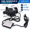 DC60G-24120A-1 24V Brushless Water Pump, 120W Adjustable 3800 LPH Flow,