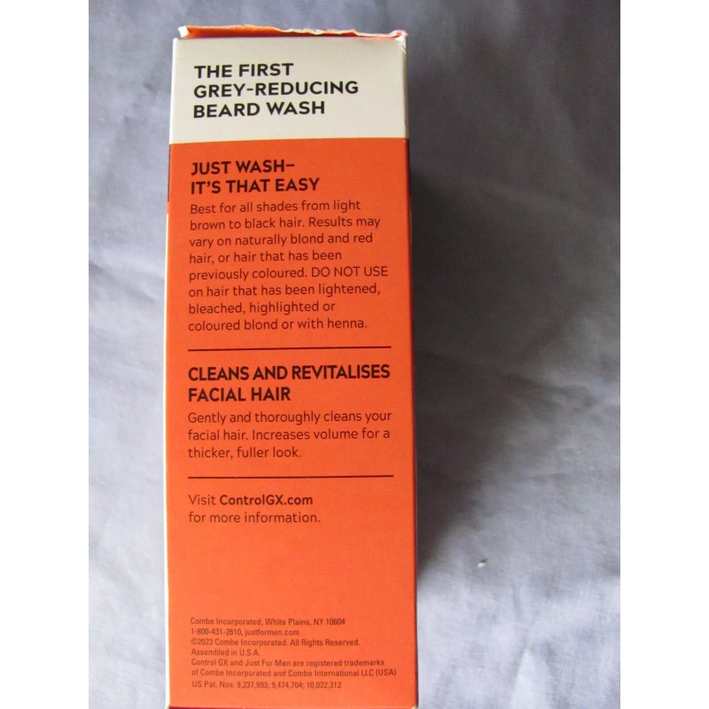 Just For Men Control GX Grey-Reducing Beard Wash, 4 Fl