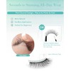 Pestañas autoadhesivas de aspecto natural, pestañas postizas impermeables para principiantes,