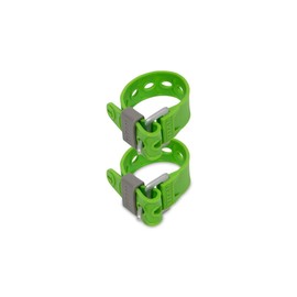 Titan Utility Straps – Easy-to-Use, Reliable Tension Straps for Securing Bike & Moto Gear, Skis, Garden Hoses, Field Repairs – Use in Frigid Temp – 60 lb. Working Load, 9" Length, Lime Green, 2-Pack