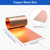 Winfox Copper Sheet Roll 1000mm x 150mm x 0.1mm -
