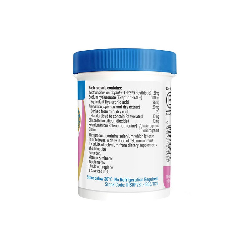 Inner Health Skin Rejuvenate Postbiotic 28 Capsules