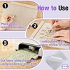 12 PCS 12 x 18 Inches Clear Quilting Template Plastic