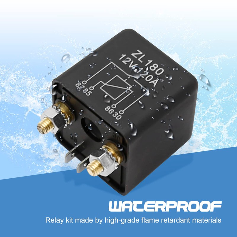 Zreneyfex 12V DC 120 Amp Split Charge Relay Switch -